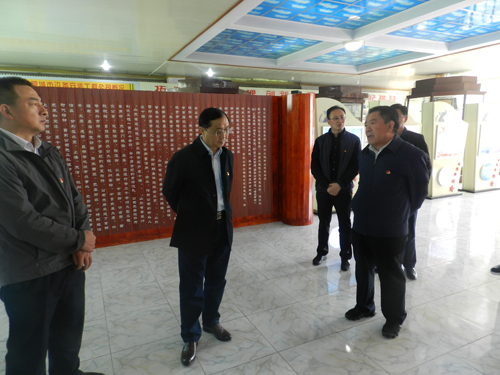 市委常委、宣傳部部長名樹偉到公司調研指導工作