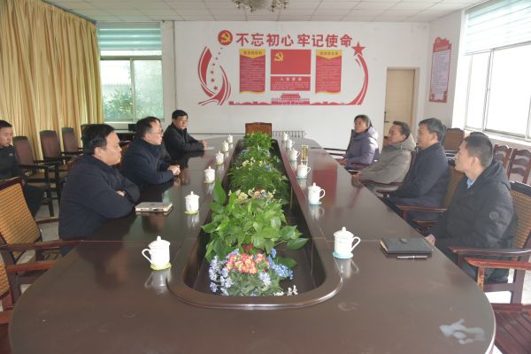 肥城市委常委、宣傳部部長步文蒞臨公司調研指導工作