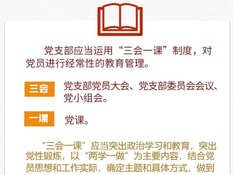 黨建課堂 | 第2期： 什么是“三會